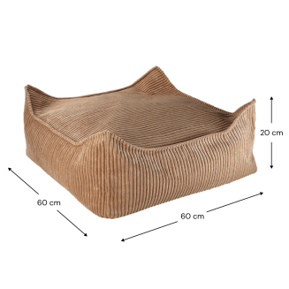 Pufa dziecięca Wigiwama Square Ottoman Toffee - 2