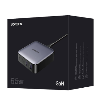 Ładowarka sieciowa UGREEN CD327 Nexode 65W (szara) - 2