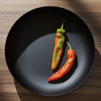 Alessi Texture fruit and snack bowl, black, 29 cm - 7