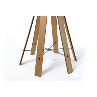  Keilbach Naomi oak standing clothes rack - 3