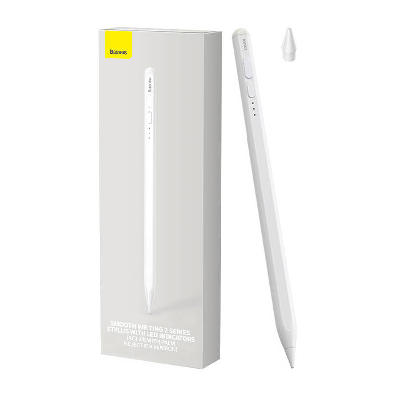  BASEUS Stylus Active Stylus with Battery Indicator (White)