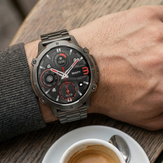 Smartwatch Gravity Czarny Pasek + Bransoleta GT42-2 - 18