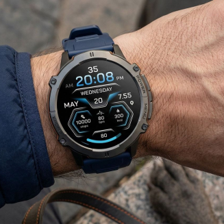 Smartwatch Gravity Czarny Pasek + Bransoleta GT42-2 - 2