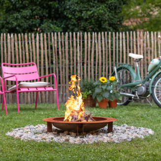  Keilbach Moon garden fire pit with grill - 8