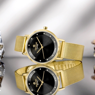 Zegarek Damski Giewont Sapphire Złoto Czarny GW4130-B3 - 7