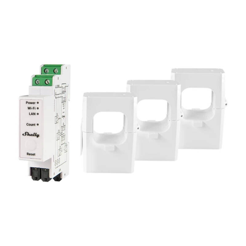 Licznik energii SHELLY Pro 3EM 400A Wi-Fi/Bluetooth