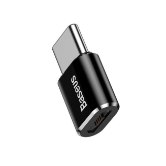 Adapter Baseus Micro USB do USB Type-C - czarny - 3