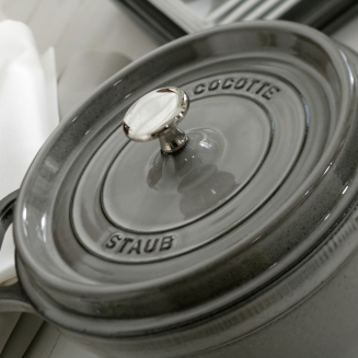 Garnek żeliwny okrągły Staub - Grafitowy, 8.35 ltr - 2