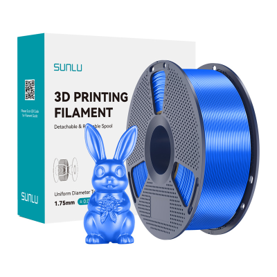  Filament SUNLU PLA+ Silk 1.75mm 1kg (blue)