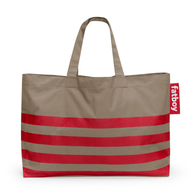  Fatboy Carry-Too-Much-Bag Taupe Gray Shopping Bag