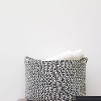 Koszyk Aquanova Rena Black&white 27l - 2