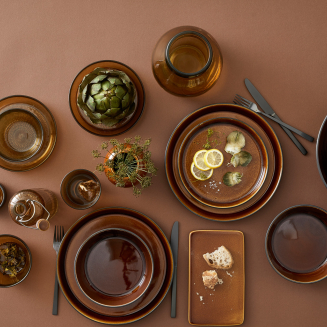 Miska Bitz Galaxy Black&Amber 18 cm - 6