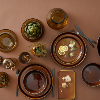 Miska Bitz Galaxy Black&Amber 18 cm - 6