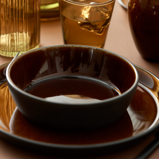 Miska Bitz Galaxy Black&Amber 18 cm - 5