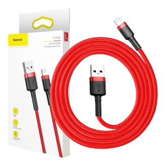  BASEUS Cafule USB-A-Lightning Cable 1m (Red) - 11