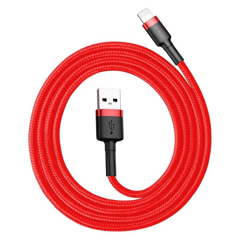 Kabel BASEUS Cafule USB-A-Lightning 1m (czerwony)