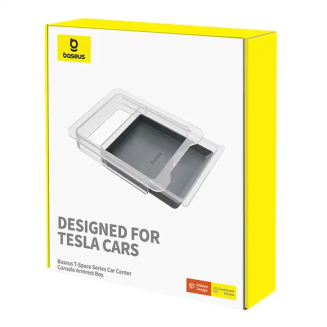 Pojemnik samochodowy BASEUS Tesla (szary) - 8