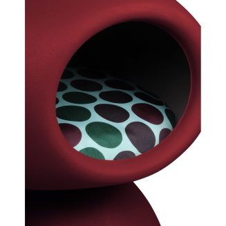 Legowisko dla kota United Pets Cat Cave czerwone - 3