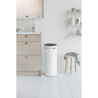 Kosz Brabantia Touch Bin 30l biały - 4