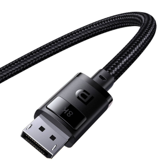 Kabel DP 8K do DP 8K Baseus High Definition 2m (czarny) - 3