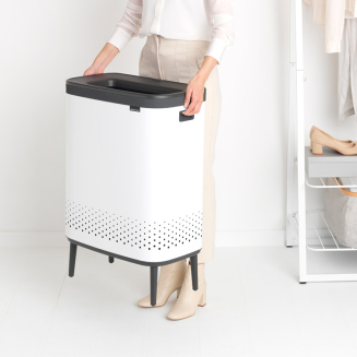  Brabantia Bo laundry basket 2x45l white - 13