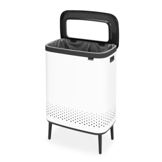 Kosz na pranie Brabantia Bo 2x45l biały - 3