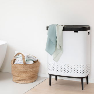 Kosz na pranie Brabantia Bo 2x45 l White - 12