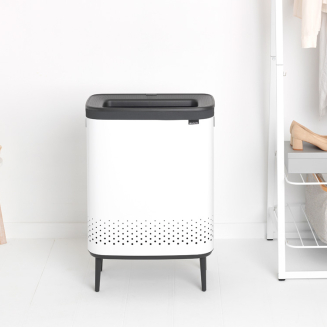  Brabantia Bo laundry basket 2x45l white - 9