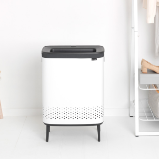 Kosz na pranie Brabantia Bo 2x45 l White - 6