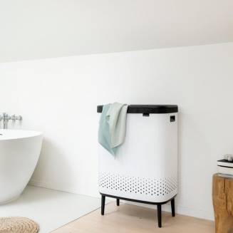 Kosz na pranie Brabantia Bo 2x45 l White - 13
