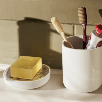 Alessi Birillo soap dish white - 4