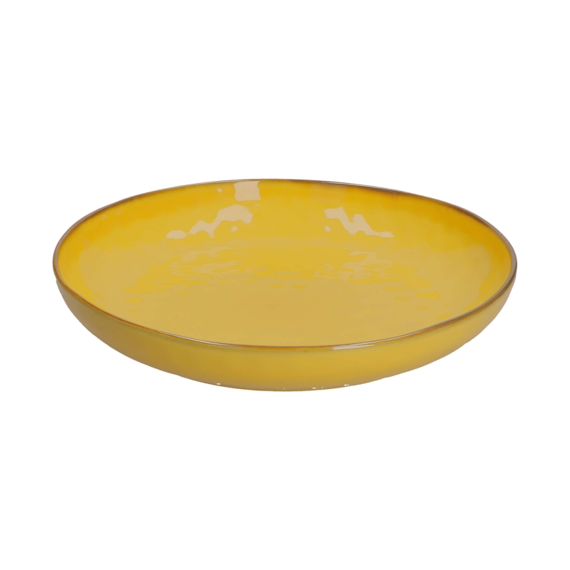  Rose&Tulipani | Set of 2 Concerto Ocra round bowls - Yellow, 30 cm