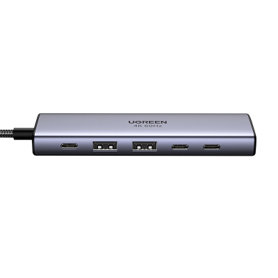 Hub USB-C Ugreen CM511, HDMI 4K 60Hz, 2x USB 3.2, 2x USB-C 3.2, PD