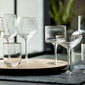 Kieliszki do ginu Lyngby Glass Palermo Gold 4 szt. - 9