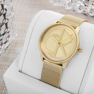 Zegarek Damski CALVIN KLEIN Iconic Mesh 25200034 + BOX - 5