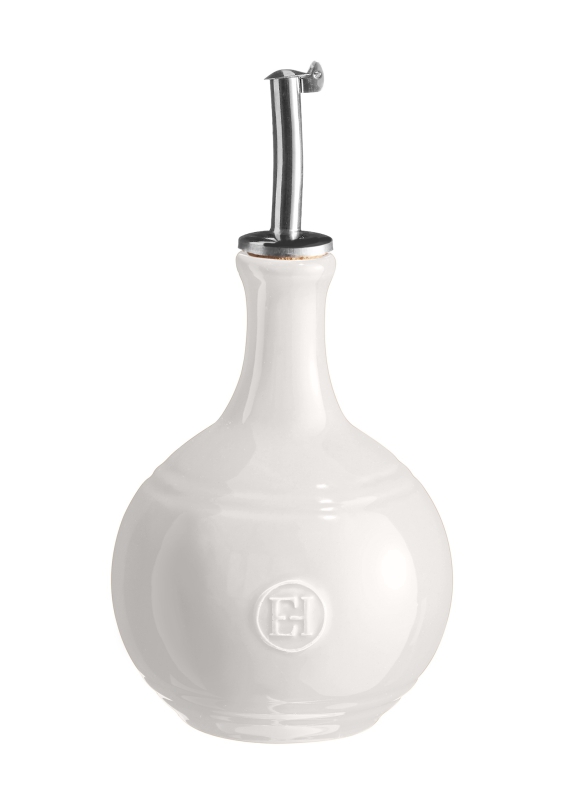  Emile Henry white vinegar bottle