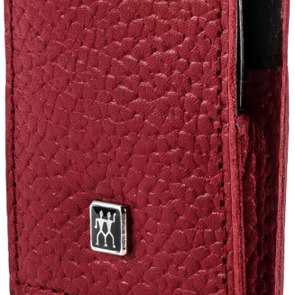 Zestaw do manicure Zwilling Classic Inox czerwone skórzane etui 3 elementy - 2