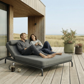 Łóżko ogrodowe SACKit Kirra Double Sunbed Noir - 4