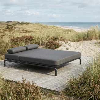 Łóżko ogrodowe SACKit Kirra Double Sunbed Noir - 5