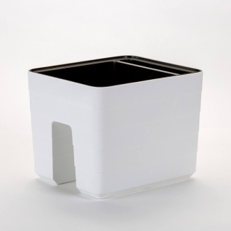 Balkonowa donica samo-nawadniająca Urbalive Berberis biały 26x30 cm - 2