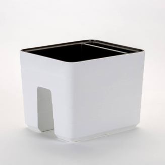 Balkonowa donica samo-nawadniająca Urbalive Berberis biały 26x30 cm - 2