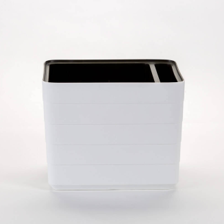 Balkonowa donica samo-nawadniająca Urbalive Berberis biały 26x30 cm - 3