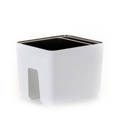 Balkonowa donica samo-nawadniająca Urbalive Berberis biały 26x30 cm