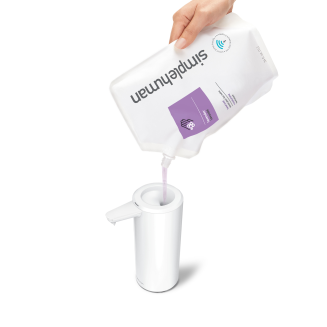 Dozownik bezdotykowy z akumulatorem Simplehuman 266 ml biały - 6