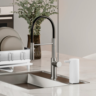 Dozownik bezdotykowy z akumulatorem Simplehuman 266 ml biały - 5