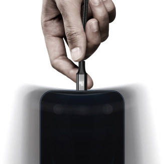 Kabel USB 3w1 Baseus Rapid Series, micro USB / Lightning / USB-C, 20W, 1.5m (czarny) - 8