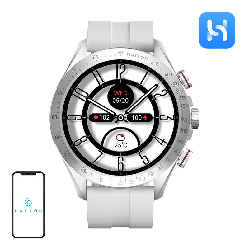 Smartwatch Haylou Solar Pro (srebrny)