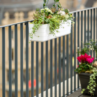 Donica samo-nawadniająca Urbalive Berberis szary 40x20 cm - 7