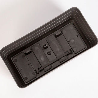 Donica samo-nawadniająca Urbalive Berberis szary 40x20 cm - 4