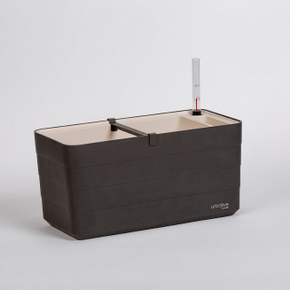 PLASTIA BERBERIS Donica samonawadniająca prostokątna 40x20 cm szary - 5